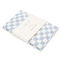 Cotbed Fitted Checkerboard Sheet (Waves)